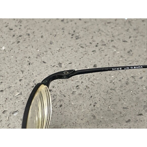 Nike with Flexon 4603 001 Eyeglass Frames ONLY 45-20-135 Black metal full rim main image 16